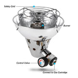 Portable Gas Stove & Food Heater for Camping