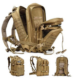 Tuguan 50L Army Military Pro Tactical Backpack for Camping, Hunting, Hiking, Outdoors
