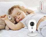 VB603 3.2 Inch Wireless LCD Night Vision Video Baby Monitor Camera with Lullabies