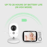 VB603 3.2 Inch Wireless LCD Night Vision Video Baby Monitor Camera with Lullabies