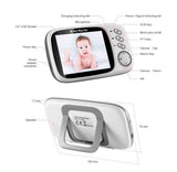 VB603 3.2 Inch Wireless LCD Night Vision Video Baby Monitor Camera with Lullabies