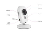 VB603 3.2 Inch Wireless LCD Night Vision Video Baby Monitor Camera with Lullabies