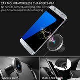 Magnetic Wireless Car Charger Qi Mount