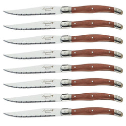 Laguiole Luxury Steak Knives Stainless Steel | Kitchen Cutlery Wood Handle Knife Set