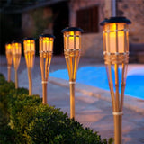 Outdoor Bamboo Tiki Light Torches